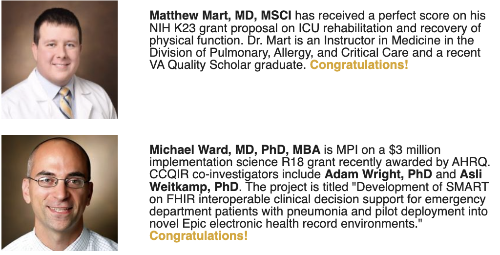 Michael Ward and Matthew Mart Accolade